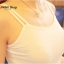 WG023 เสื้อกล้าม ซับในเต็มตัว สายเดี่ยวซ้อน 2 เส้น มี 3 สี ขาว เทา ดำ