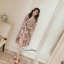 พร้อมส่ง ชุดเซ็ทเสื้อคลุมกางเกงเกาหลี