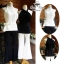 เสื้อผ้าเกาหลี พร้อมส่ง เสื้อคล้องคอกับกางเกงขาม้า