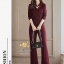 เสื้อผ้าเกาหลี พร้อมส่ง เสื้อ+กางเกงผ้าคอตตอนโพลี่