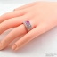 SKJewelryfactory แหวนทับทิมแท้ สีแดงอมชมพู ประดับด้วยเพชร สไตล์หรูหรา ER00350-RBY