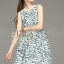 พร้อมส่ง เดรสหรูสไตล์ผู้ดี๊ผู้ดี เนื้อผ้าpolyester+silkเนื้อลื่นมัน