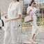 พร้อมส่ง จั้มสูทขาเดปคอวี เล่นปกใหญ่