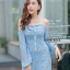 เสื้อผ้าเกาหลี พร้อมส่ง จั๊มสูท ขายาว