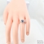 SKJewelryfactory แหวนเงินแท้ ฝังพลอยไพลินแท้ สไตล์น่ารัก ER02236-BSA