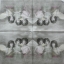 แนวภาพ Portrait 3 นางฟ้า ในแนววินเทจ กระดาษแนพกิ้นสำหรับทำงาน เดคูพาจ Decoupage Paper Napkins เป็นภาพ 4 บล๊อค ขนาด 33X33cm