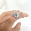 SKJewelryFactory แหวนมังกร นำโชค หัวมังกรประดับด้วยพลอยไพลินแท้ เสริมความรุ่งโรจน์ให้แก่ผู้สวมใส่ MR00388-BSA