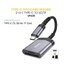 สายแปลง Hoco UA25 ตัวแปลง SD/TF OTG Card Reader 2in1 เครื่องอ่านการ์ด Type-C card reader tranfer 2TB