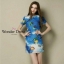 พร้อมส่ง ชุดเดรสทรงปล่อยสวมใส่สบาย ชุดเดรสเกาหลี