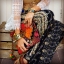 กระเป๋าแบบถือ ผ้าปักมือเนปาล/อินเดีย VTC 001 B / Vintage purse Clutch VTC 001 B