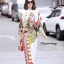 ชุดเดรสเกาหลี พร้อมส่ง เดรสยาว เนื้อผ้าไหมsilk สีลายคมชัด