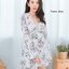 เดรสเกาหลี พร้อมส่ง Set mini dress +กางเกงเอวสูงขาสั้น