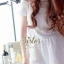 พร้อมส่ง เดรสลุคเรียบหรูสีขาวสะอาดตา