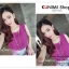 VS037 เสื้อชีฟอง แขนกุด อัดกลีบพีช สวยหวาน มี 4 สี สีชมพูอ่อน สีม่วง สีขาว สีดำ