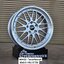 ล้อ V-Racing HR442 ทรง LM ขอบ18x8.5 5x112-114.3 ET35 หน้าเงินขอบเงา *ราคาต่อวง
