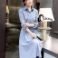 พร้อมส่ง เดรสเกาหลี Dress Shirt งานยีนส์ฟอก