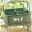 Pre-Order ตระกร้าเหล็ก แบ่งช่อง มีหูหิ้ว ทำสีเก่า Zakka