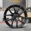 ล้อTORQ TAR ขอบ18x8.0 5x114.3 ET40 สีดำด้านหน้าชา*ราคาต่อวง