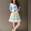 พร้อมส่ง เสื้อและกระโปรงสุดสวย มาพร้อมสร้อยคอ
