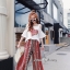 เสื้อผ้าเกาหลี พร้อมส่ง ชุดเซ็ทเสื้อ+กางเกง