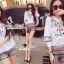 พร้อมส่ง เสื้อผ้าแฟชั่น งานปักลายสไตล์ชนเผ่า