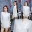 เสื้อเกาหลี พร้อมส่ง เสื้อตัวยาว แขนสามส่วน