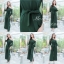 เสื้อผ้าเกาหลี พร้อมส่ง จัมพ์สูท ไหล่เฉียง ผ่าขา