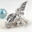 SKJewelryFactory แหวนมังกร นำโชค หัวมังกรประดับด้วยพลอยไพลินแท้ เสริมความรุ่งโรจน์ให้แก่ผู้สวมใส่ MR00388-BSA