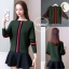 เสื้อเกาหลี พร้อมส่ง เสื้อไหมพรมทรงเก๋ๆ