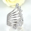 SKJewelryFactory แหวนปีกนก ดีไซน์เก๋มาก เพชร12 ตัง ER01920-WCZ