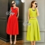 พร้อมส่ง เสื้อผ้าเกาหลี เสื้อทรงคร็อปคอกลมแขนกุด