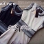 พร้อมส่ง เดรสแขนกุดตัดแต่งผ้าไหมทรงทอเป็นลาย