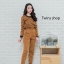เสื้อผ้าเกาหลี พร้อมส่ง Set เสื้อ+กางเกงขายาว