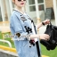 พร้อมส่ง เนื้อผ้ายีนส์ เก๋ๆ ด้วยเสื้อ Outer ตัวยาว