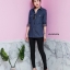 เสื้อแฟชั่น พร้อมส่ง เสื้อยีนสีฟอก