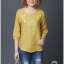เสื้อผ้าแฟชั่นเกาหลี พร้อมส่ง เสื้อผ้าลินินแท้100%
