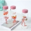 ขวดน้ำ ขวดนม Pink Panther พกพา แก้ว borosilicate ฝาปิดสนิท ขนาด 480 ml.