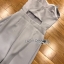 เสื้อผ้าเกาหลี พร้อมส่ง จัมป์สูทเกาะอกสีเทา แต่งริบบิ้น