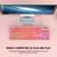 KEYBOARD USB OKER KB-789 - PINK