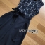 เสื้อผ้าเกาหลี พร้อมส่ง จัมป์สูทผ้าลูกไม้