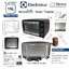 ELECTROLUX เตาอบ ปิ้ง ย่าง เตาอบขนาดเล็ก& เครื่องปิ้งขนมปัง ขนาด 15 ลิตรรุ่น EOT3805K 1200W รับประกันสินค้า 2ปี CS Home