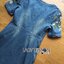 พร้อมส่ง เดรสผ้าเดนิมปักลายดอกไม้สไตล์เฟมินีน