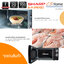 Sharp ไมโครเวฟ รุ่น R-219EK ความจุ 20ลิตร กำลังไฟ 700W ภายในแบบ เคลือบ รับประกันสินค้า 1ปี