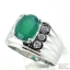 SKJewelryFactory แหวนชาย พลอยแท้สีเขียวมรกต MR00355-GAG