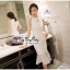 พร้อมส่ง เดรสแขนกุดโชว์ไหล่เข้ารูปทรงหางปลา
