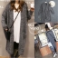 เสื้อผ้าเกาหลี พร้อมส่ง เสื้อคลุมไหมพรม หนานิ่ม