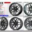 ล้อ NEXX XX01 ขอบ20x9.0 6รู139 ET15 สีดำเงา Gloss Black ล้อ Flowforming หนัก 11.7โล *ราคาต่อวง