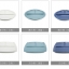 Pre-Order จานเซรามิค แบบถาดอาหารแบ่งช่อง มีทรงกลม กับทรงเหลี่ยม แบบละ 3 สี Zakka