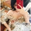 เดรสเกาหลี พร้อมส่ง เดรสสั้น ทรงเปิดไหล่ผูกคอ