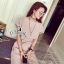 พร้อมส่ง เสื้อทรงคร็อป มาพร้อมกางเกงขาตรงเดปนิดๆ